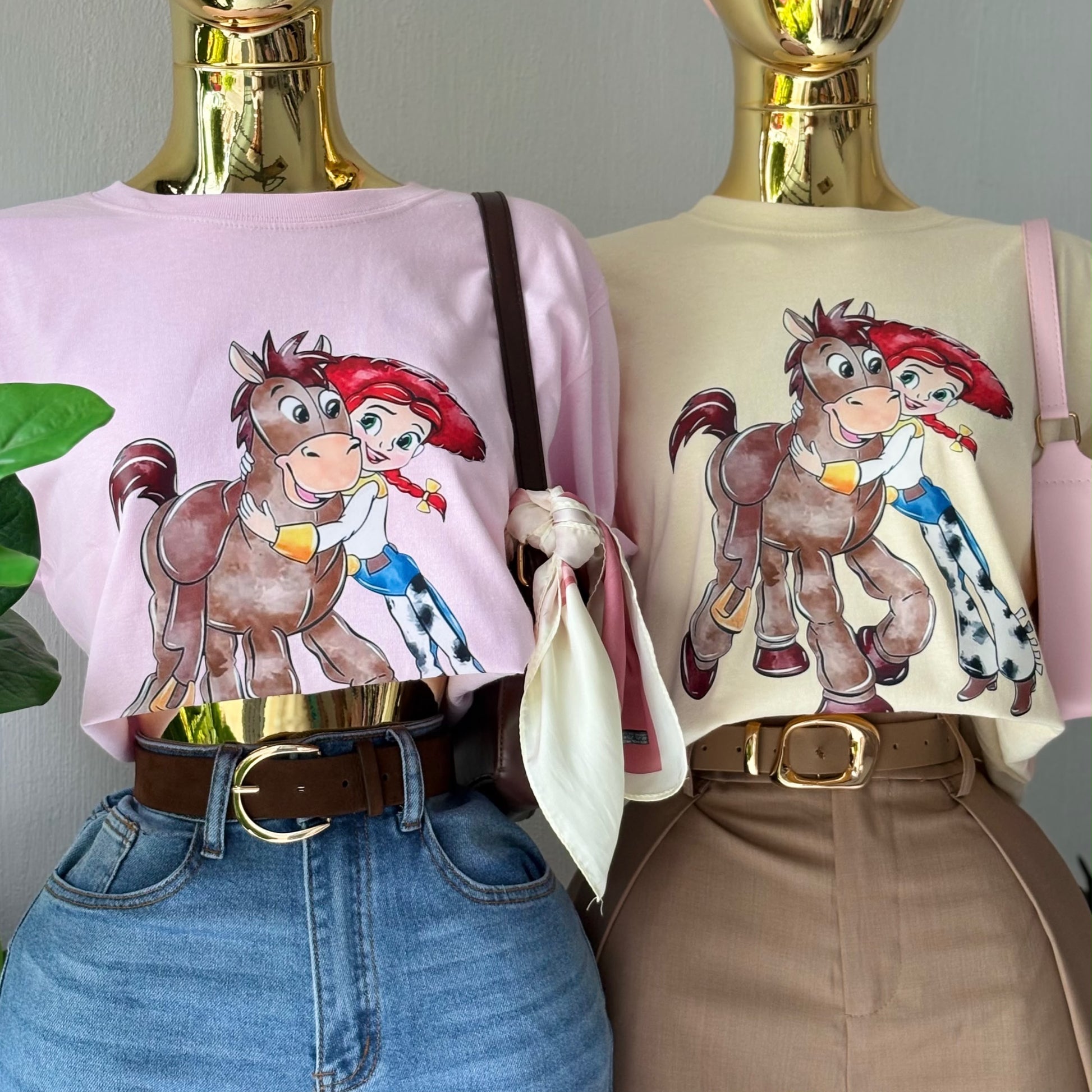 Playera tiro y Jessie