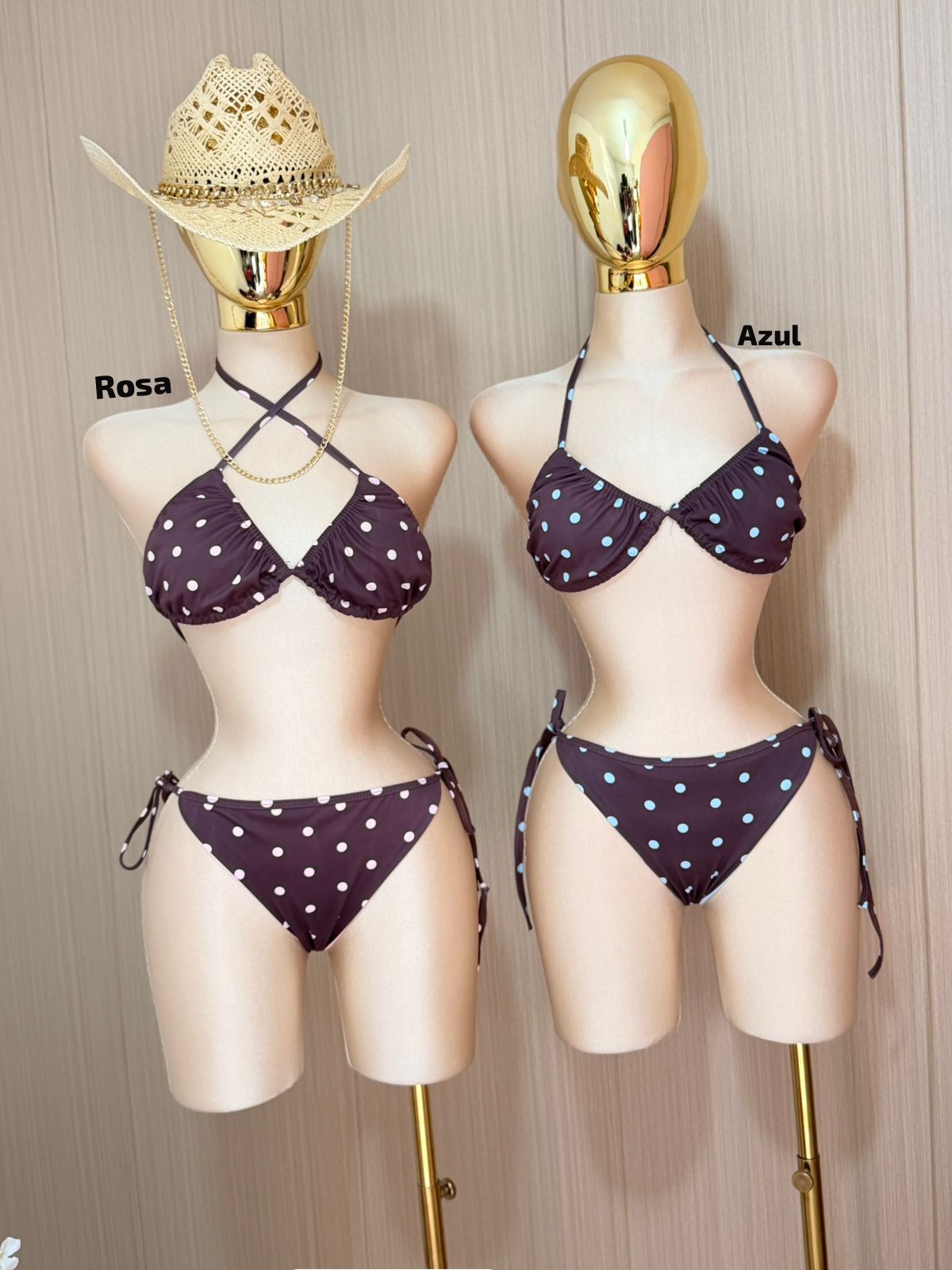 Traje de baño polka 2