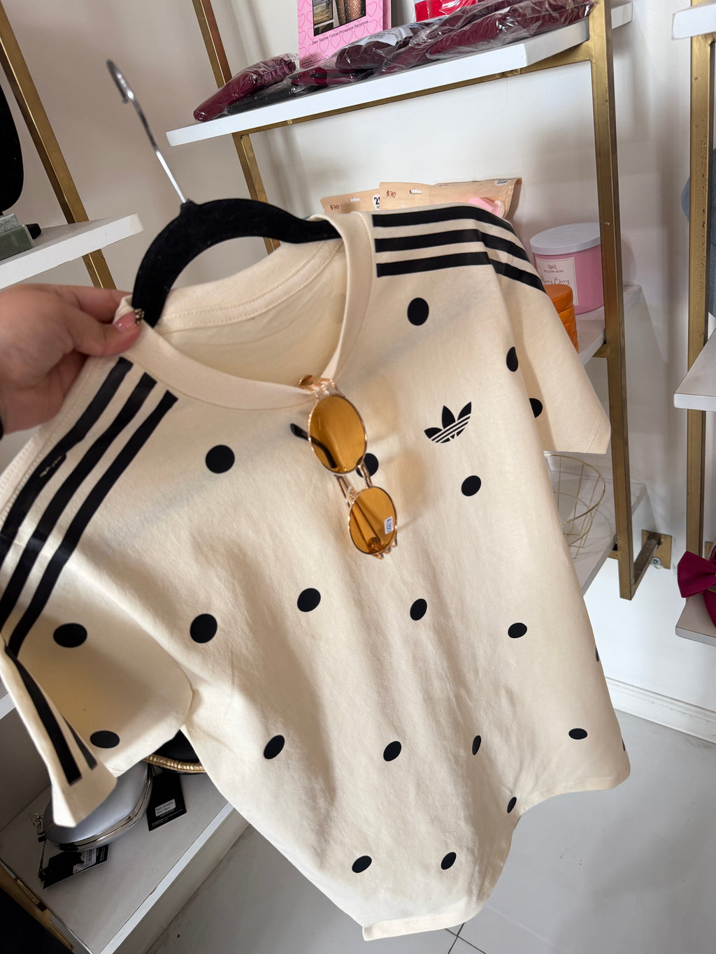 Playera Adidas polka
