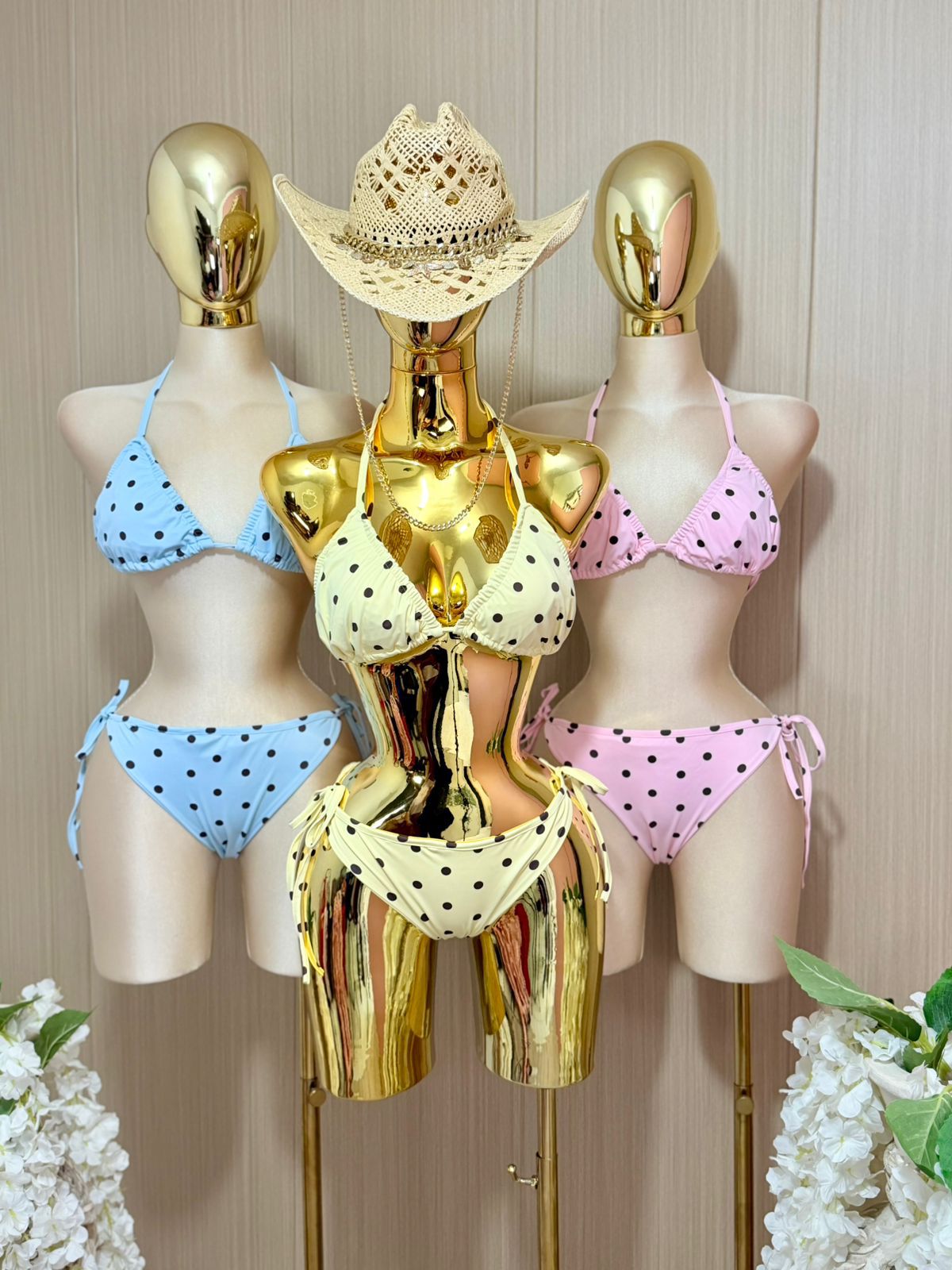 Traje de baño polka